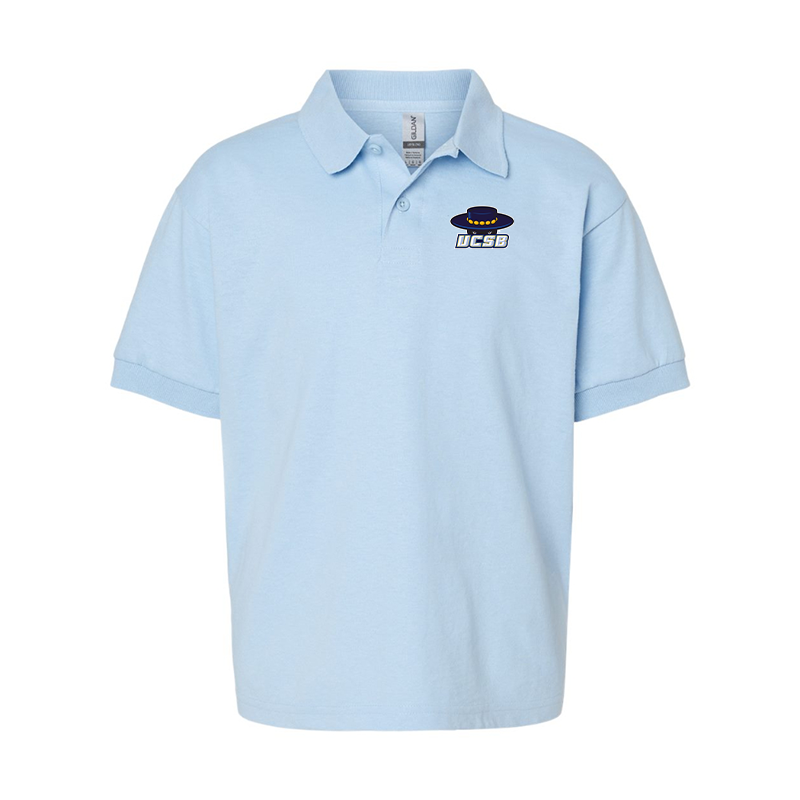 Youth UCSB Gauchos Gildan Dry Blend Jersey Polo